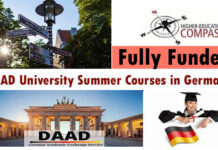 DAAD University Summer Fully Funded Courses in Germany 2022