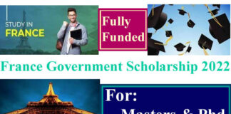 France Government Fully Funded Scholarship 2022