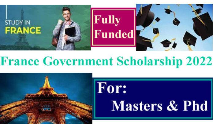France Government Fully Funded Scholarship 2022