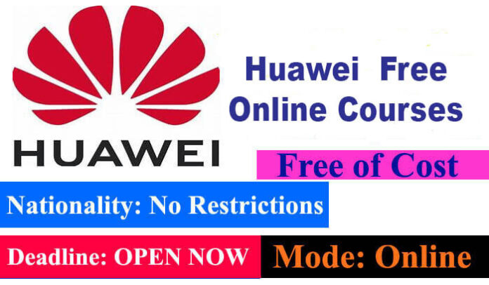 Huawei Organization Free Online Courses | Free Certifications