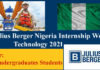 Julius Berger Nigeria Internship Abroad Wood Technology 2021