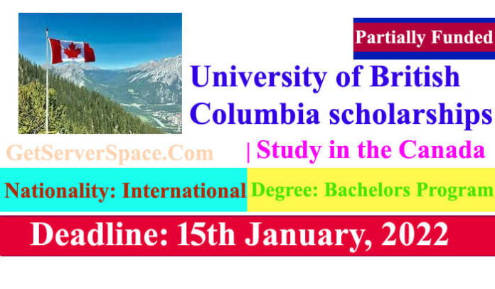 University Of British Columbia Canada Scholarships 2022