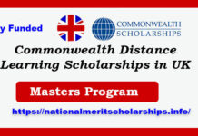 Commonwealth Distance Learning Scholarships 2023-24 in UK [Fully Funded]