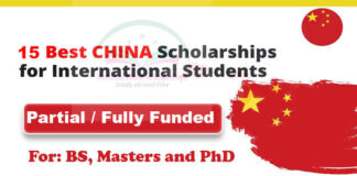 Fifteen Scholarships for Bangladesh Students 2023-24 in China