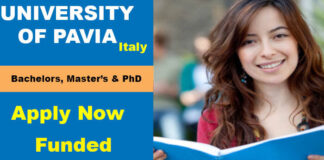 International Scholarship at University of Pavia 2023 in Italy