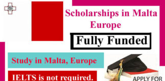 Scholarships in Malta, Europe Without IELTS  [Fully Funded]