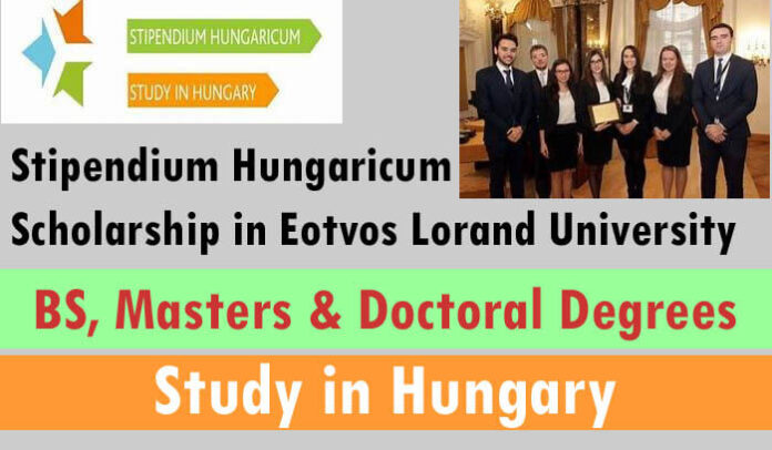Stipendium Hungaricum Scholarship at Eotvos Lorand University 2022