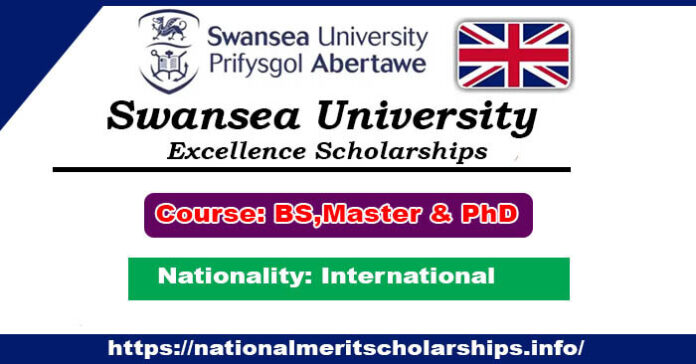 Swansea University Excellence Scholarships 2023-24 | Free Study in UK