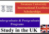 Swansea University International Excellence Scholarships 2021 in the UK