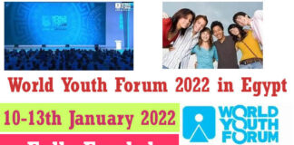World Youth Forum 2022 in Egypt [Fully Funded]