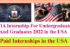 CIA Internship For Undergraduates And Graduates 2022 in the USA