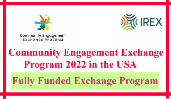 Community Engagement Fully Funded Exchange Program 2022 in the USA 