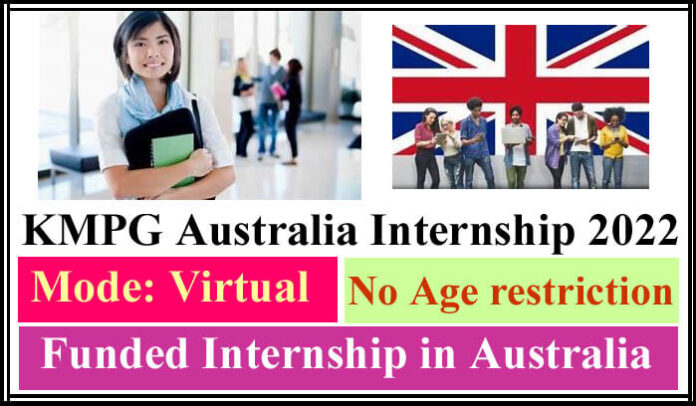 KMPG Online Internship Program in Australia 2022