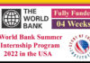 World Bank Summer Fully Funded Internship Program 2022