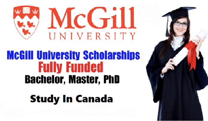 Fully Funded Scholarships In Canada 2022 -McGill university