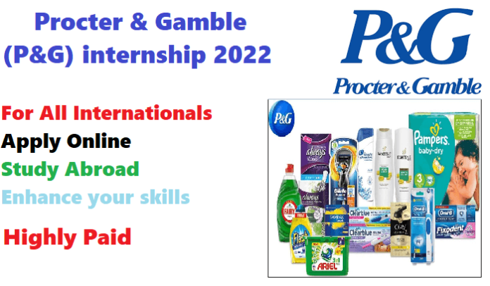 Procter and Gamble internship 2022 | P & G Careers 2022