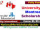 University of Montreal Scholarships 2023-24 in Canada [Fully Funded]