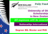 University of Otago Scholarship 2023-24 in New Zealand [Fully Funded]