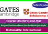 Gates Cambridge Scholarship 2023-24 in UK [Fully Funded]