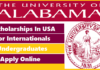 University of Alabama Scholarship 2022|Scholarship worth $28,000