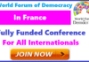 World Forum of Democracy In France 2022|Fully Funded