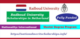 Radboud University Scholarships 2023-24 in Netherland [Fully Funded]