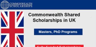 Commonwealth Shared Scholarships 2023 in UK [Fully Funded]