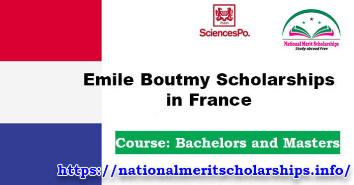 Emile Boutmy Scholarships 2024 | Free Study in France