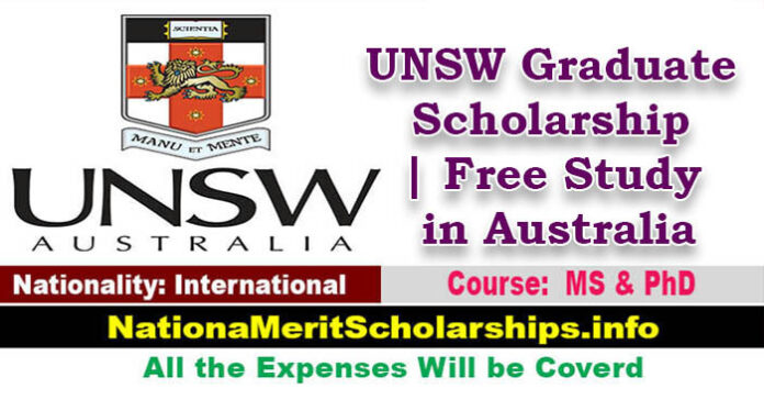 UNSW Graduate Scholarship 2023-24 | Free Study in Australia