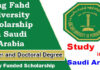 King Fahd University Scholarships 2023-24 in Saudi Arabia [Fully Funded]