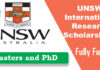 UNSW International Research Scholarships 2023-24 in Australia [Fully Funded]