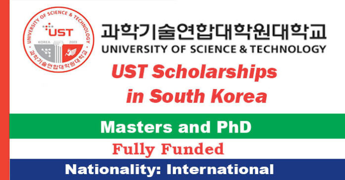 UST Scholarships 2023-24 in South Korea [Fully Funded]