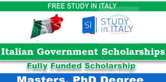 Italian Government Scholarships 2023-24 in Italy [Fully Funded]