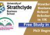 Strathclyde Business School Scholarships 2023-24 in UK [Fully Funded]