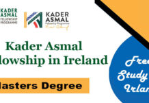 Kader Asmal Fellowship for Masters 2023 in Ireland [Fully Funded]