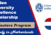 Leiden University Excellence Scholarship 2023-24 in Netherlands [Funded]