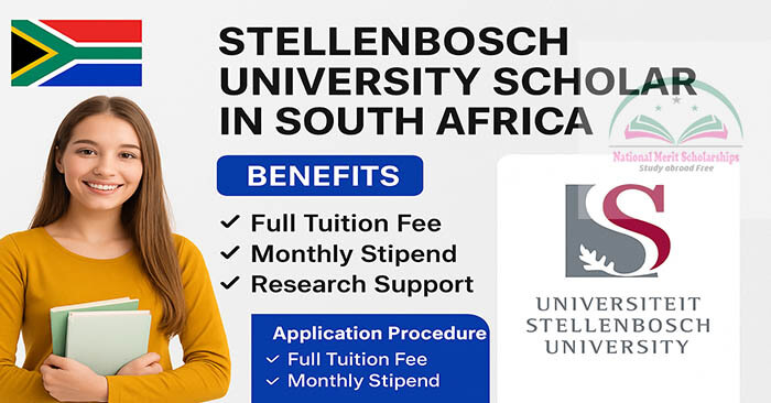 Stellenbosch University Scholarship 2026 in South Africa [Fully Funded]