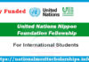 United Nations Nippon Foundation Fellowship 2023-24 in USA [Fully Funded]
