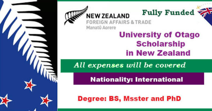 University of Otago Scholarship 2024 in New Zealand [Fully Funded]