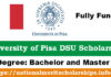 University of Pisa DSU Scholarship 2023-24 in Italy [Fully Funded]