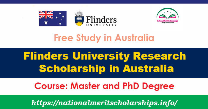Flinders University Research Scholarship 2025-26 in Australia [Fully Funded]