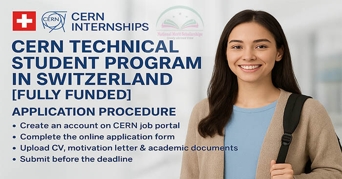 CERN Technical Student Program 2026 in Switzerland [Fully Funded]