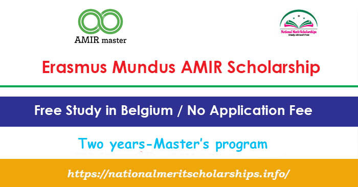 Erasmus Mundus AMIR Scholarship 2026 [Fully Funded]